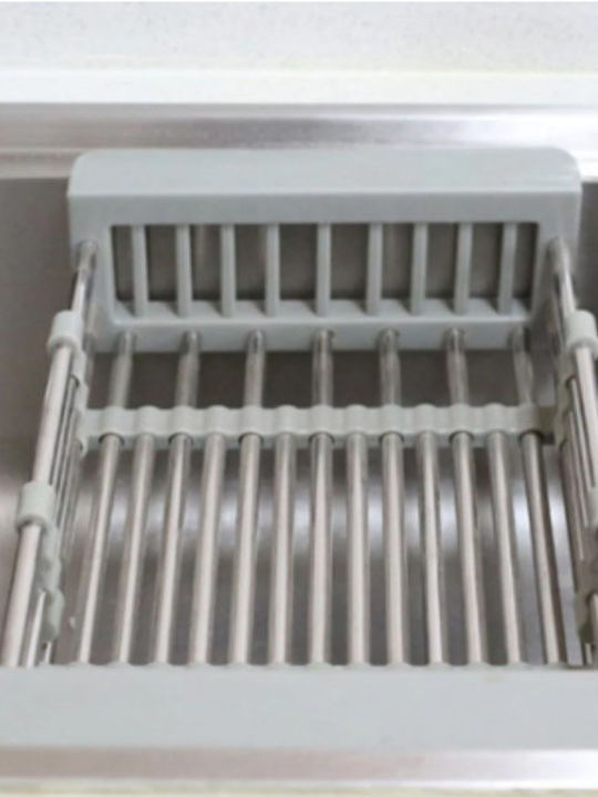 Factory Στραγγιστήρι Γούρνας Inox Γκρι 42x23x23cm