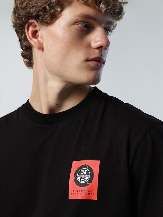 T-shirt Μαύρο