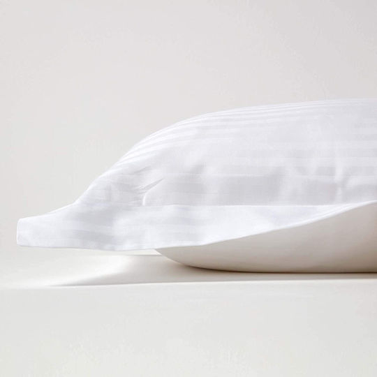 Lino Home Μαξιλαροθήκη Ξενοδοχείου από 100% Βαμβάκι 50x70εκ.