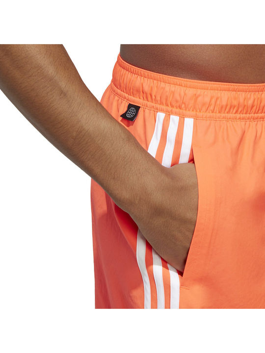 3-Stripes CLX Ανδρικό Μαγιό Σορτς Solar Red
