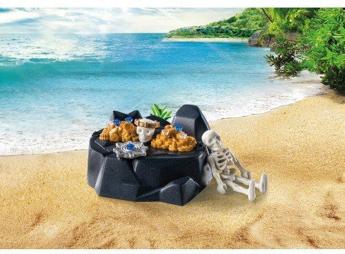 Playmobil Piraten Pirat mit Boot & Schatz für 4-10 Jahre