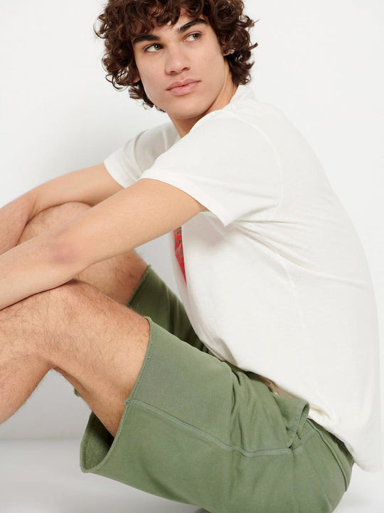 FBM007-06503 Sportliche Herrenshorts Khaki
