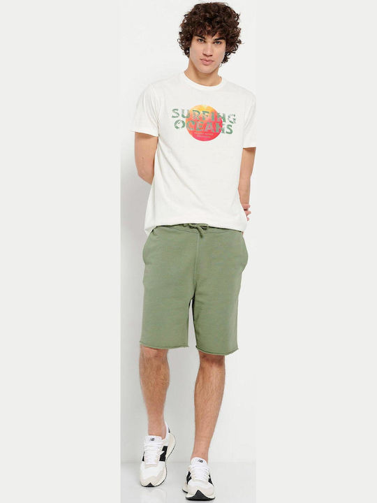 FBM007-06503 Sportliche Herrenshorts Khaki