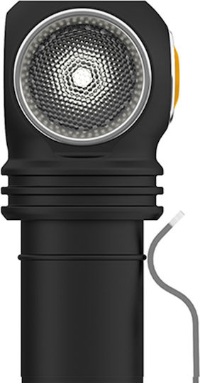 Armytek Pro Wiederaufladbar Stirnlampe LED IP68 mit maximaler Helligkeit 2500lm Wizard C2 Pro Schwarz
