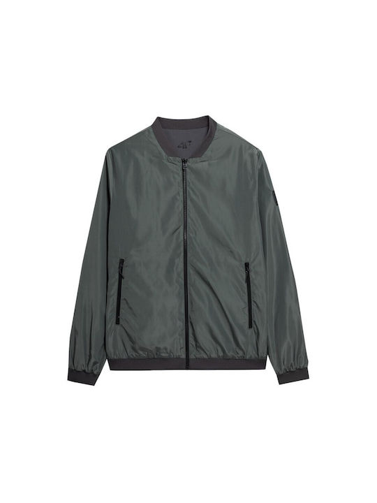 4F Men's Winter Bomber Jacket Green