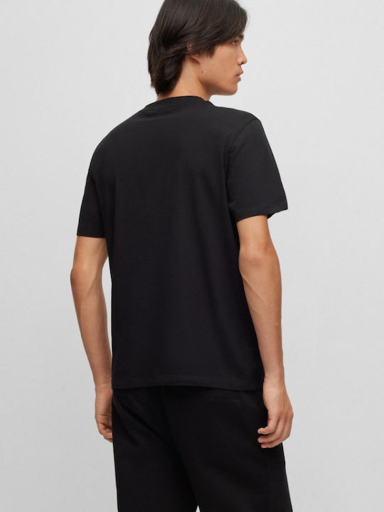 Hugo Boss Dalbula T-shirt Bărbătesc cu Mânecă Scurtă Negru