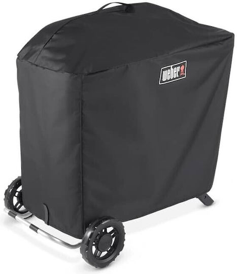 Weber Premium Grill Cover Black Compatible with the Traveler from Polyester 99.6cmx55.88cmx143.8cmcm