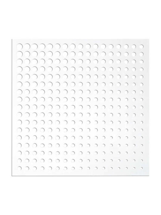 Spalier Garten Moon aus Kunststoff in Weiß Farbe 100x100cm 1Stück