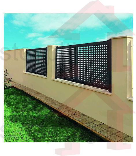 Trellis de Grădină Moon din Plastic în Culoare Alb 100x100cm 1buc