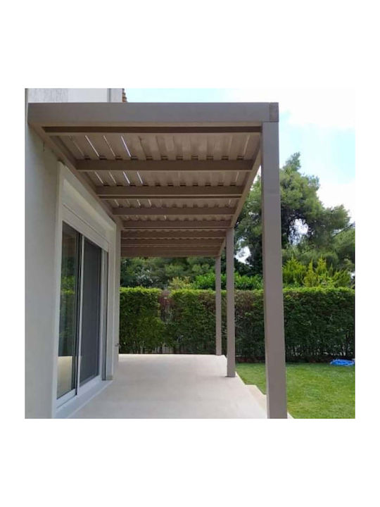Garden Pergola Made of Wood with Ceiling 400x400cm