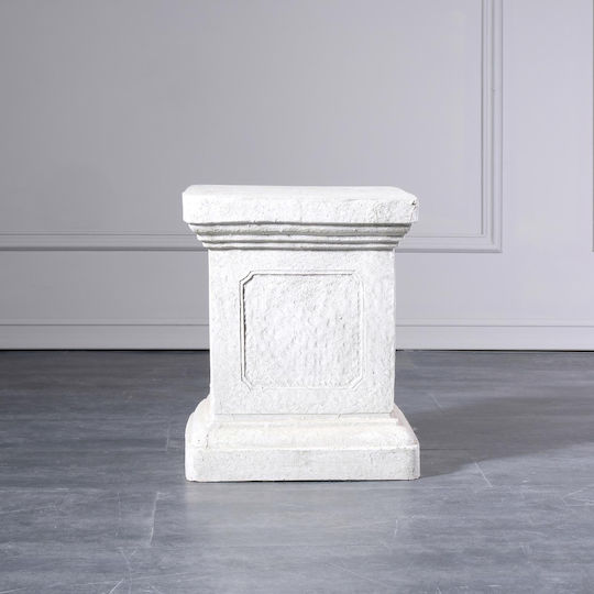 Supergreens Ανθοστήλη Τσιμεντένια Μπεζ 34x34x40εκ.
