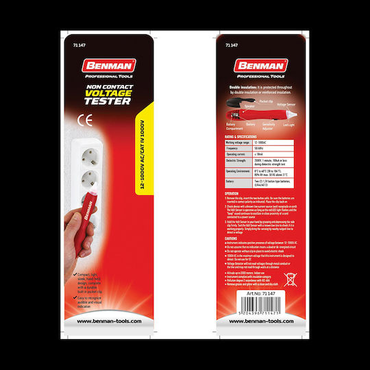 Benman Voltage Tester 71147 12 - 1000V