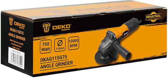 Deko DKAG115G75 Grinder 115mm Electric 750W
