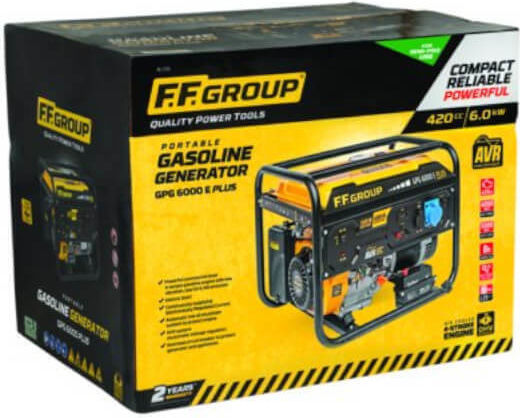 FFG GPG 6000E Plus Γεννήτρια Βενζίνης Τετράχρονη με Χειροκίνητη - Ηλεκτρική Μίζα και Μέγιστη Ισχύ 6kVA