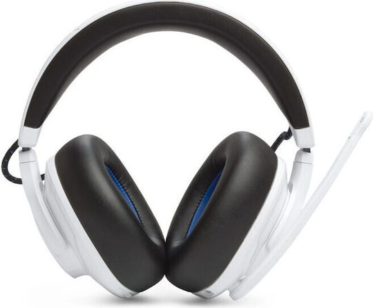 JBL Quantum 910P Drahtlos Über Ohr Gaming-Headset mit Bluetooth / USB Verbindung Weiß für PS4 / PS5