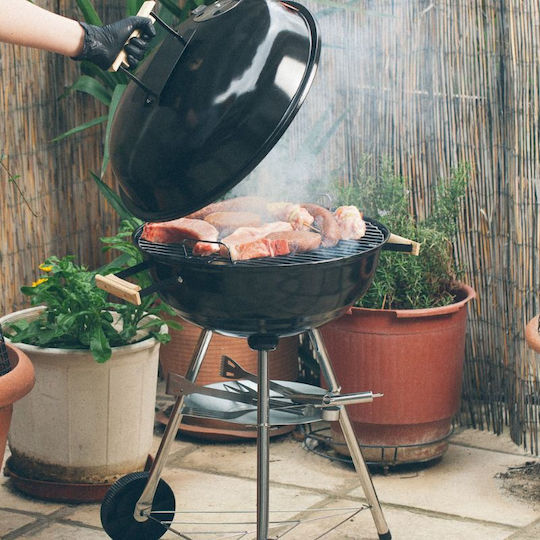 Osio Charcoal Grill Kettle with Lid 44cmx44cm