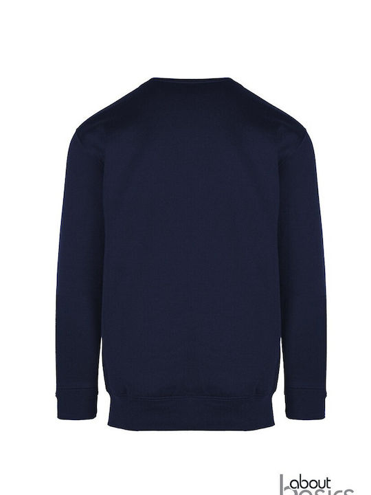 Sol's Ghost Herren Langarm Sweatshirt Arbeit Marineblau