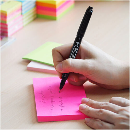 Salko Paper Sticky Note Pads in Cube 100 Sheets Yellow 7.6x7.6pcs
