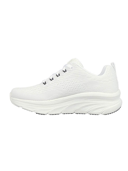 Skechers Dlux Walker Γυναικεία Sneakers Λευκά