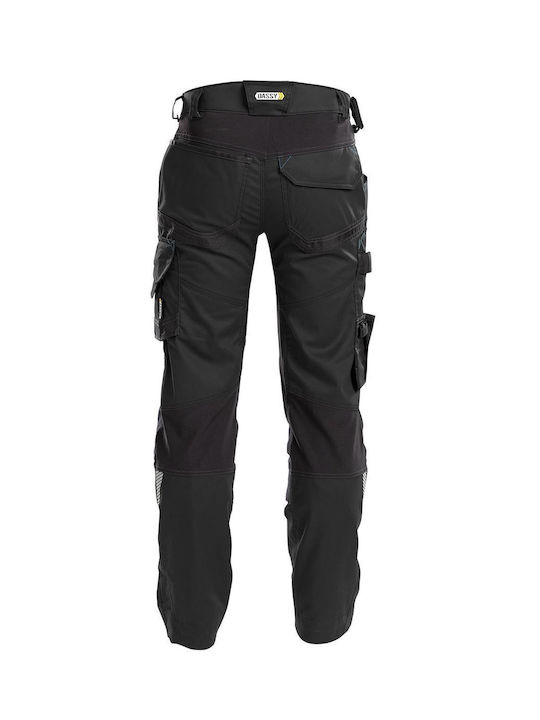 Dassy Workwear Dynax Παντελόνι Εργασίας Μαύρο