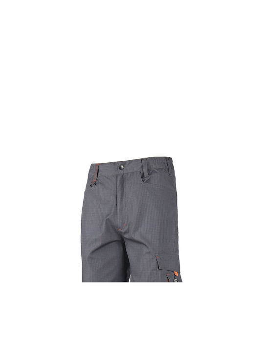 Stenso Prisma Summer Reflective Work Trousers Gray