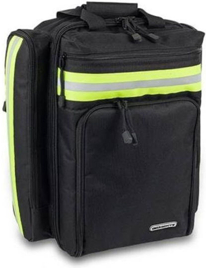 Elite Bags Isoliert Medizinischer Rucksack Erste Hilfe Emergency's Light in Schwarz Farbe
