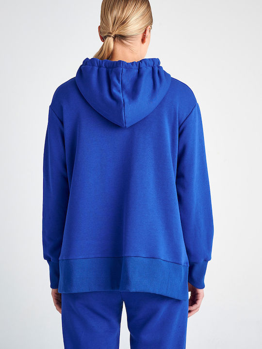 SugarFree Women's Hooded Sweatshirt Blue