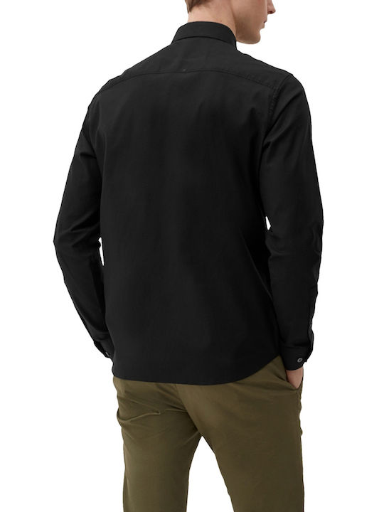 S.Oliver Men's Shirt Long Sleeve Black