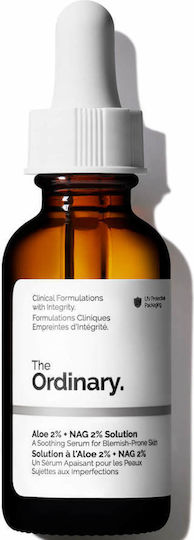 The Ordinary Aloe 2% & Nag 2% Soothing & Moisturizing Serum Face with Peptides for Nourishment & Dark Spots 30ml