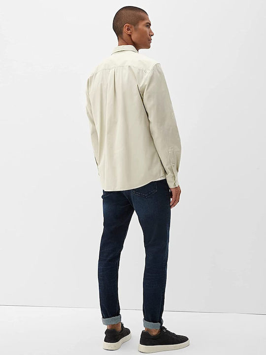 Langärmlig Hemd Beige