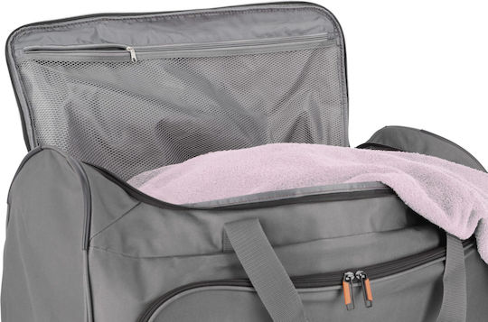 Travelite Сак Вояж 89лт Сив с колела Текстилен Д71xШ36xВ31см.