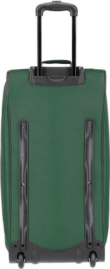 Travelite Basics Reisetasche 89Es Grün mit Rädern Stoff L71xB36xH31cm