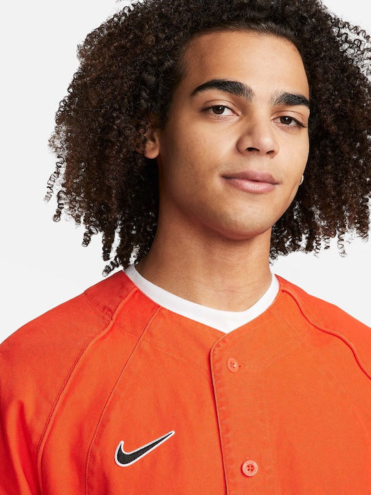 Kurzärmlig Hemd Orange