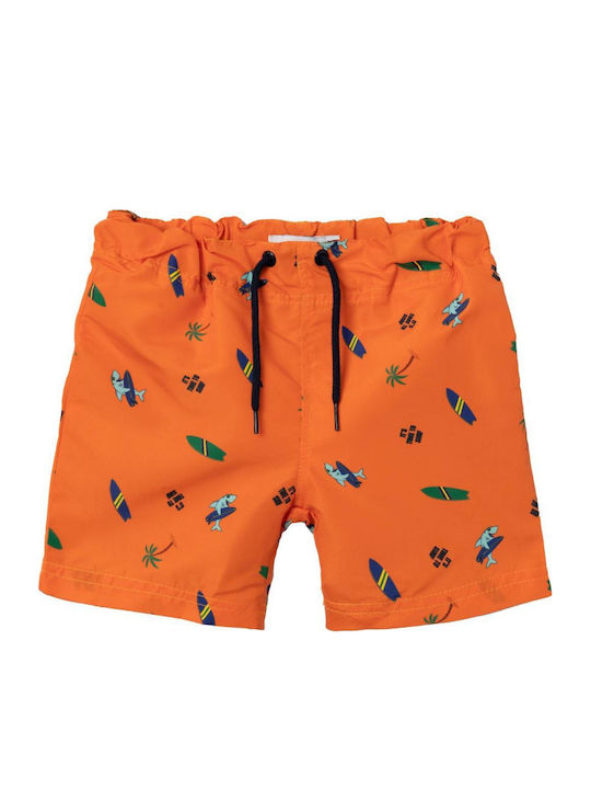 Name It Kids Swimwear Swim Shorts Orange