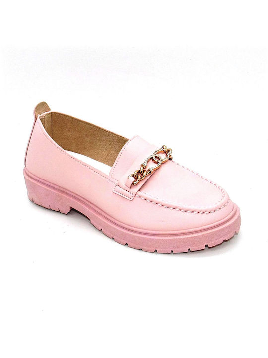 Women's Slip-on Loafers SMD TF198 Pink