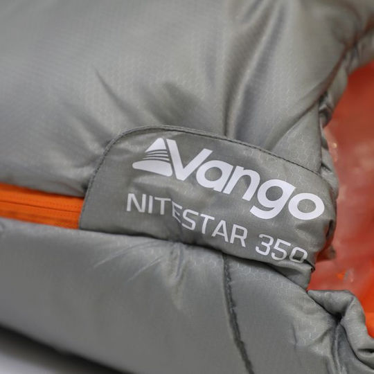 Vango Sleeping Bag Μονό 3 Εποχών Nitestar Alpha 350 Fog