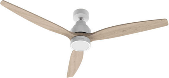 Cecotec EnergySilence Aero 5300 Ανεμιστήρας Οροφής 132cm με Φως Μπεζ / Λευκός