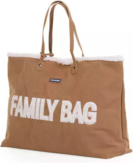 Childhome Shoulder/Hand Diaper Bag Brown 55x18x40cm.