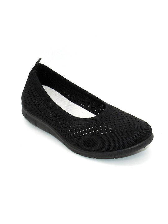 Damen Mokassin Slipper SMD TF-160 Schwarz