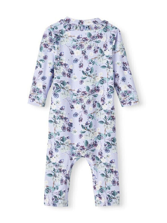 Name It Kids Swimwear Long Sleeve One-piece Lilac Name It Kids Swimwear Long Sleeve One-piece Lilac