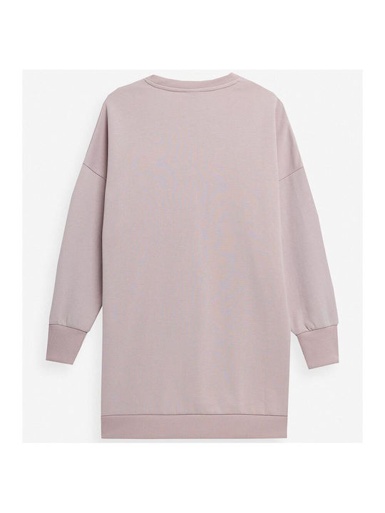 4F Women's Long Sweatshirt Pink