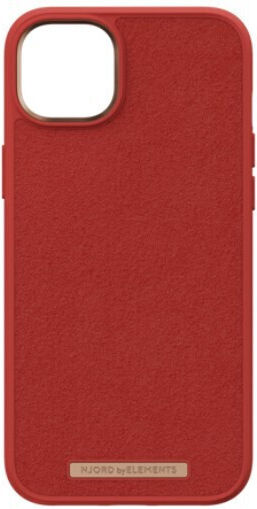 Njord Salmon Leather Back Cover Δερμάτινο 2mm Πορτοκαλί (iPhone 14 Plus)
