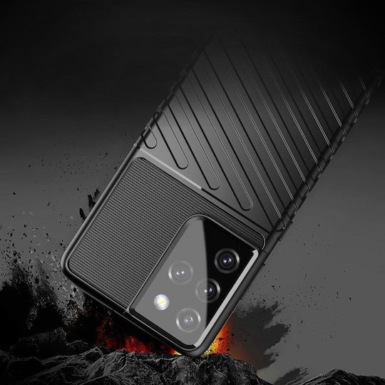 Hurtel Thunder Back Cover Σιλικόνης Navy Μπλε (Galaxy S23 Ultra)