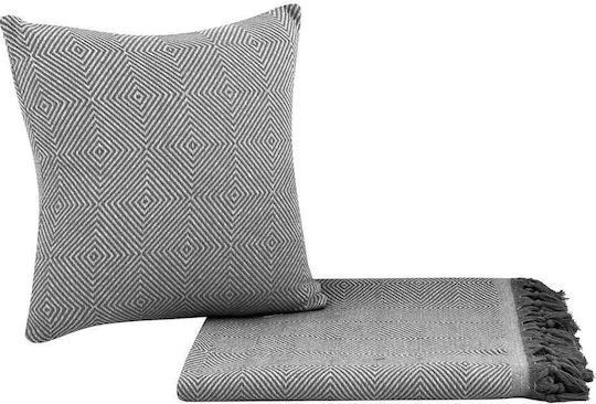 Madi Sofa Cushion Vorm 100% Cotton Anthracite 45x45cm