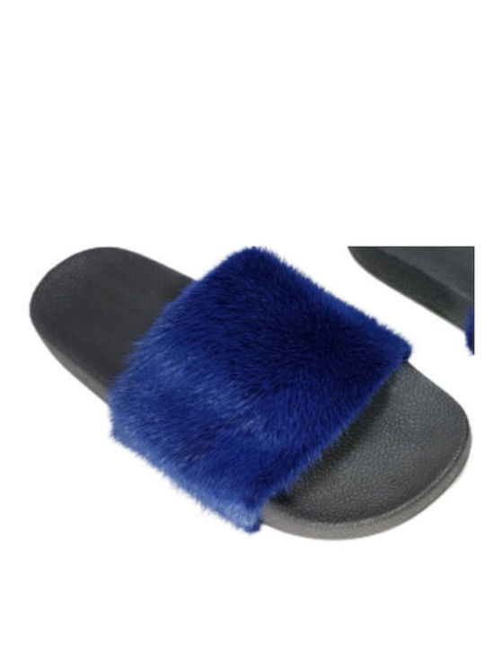 Papuci de vară Papuci de damă Slipper Blue