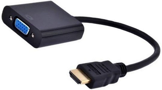 Gembird Μετατροπέας HDMI male σε VGA female 1τμχ A-HDMI-VGA-04