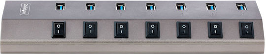 StarTech Hub 8 Θυρών USB 3.2 με σύνδεση USB-A Γκρι