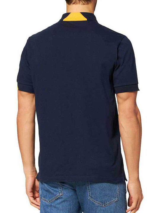 Replay Men's Short Sleeve Blouse Polo Navy Blue