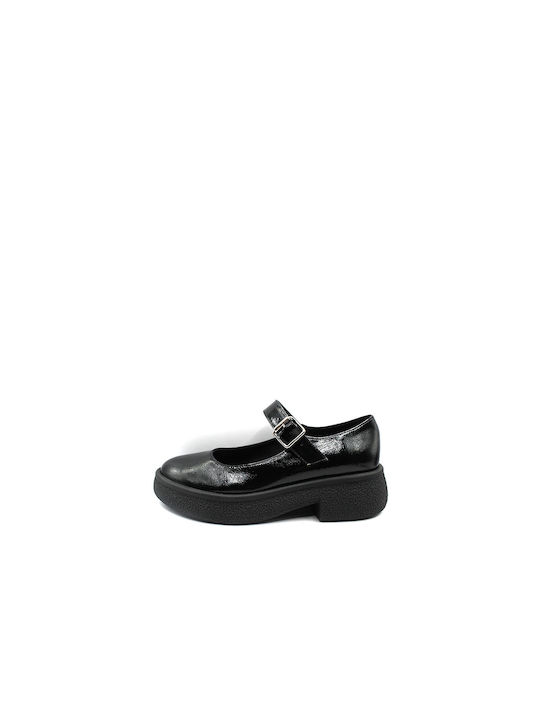 KATIA SHOES (5-Z)-BLACK LOUSTRIN