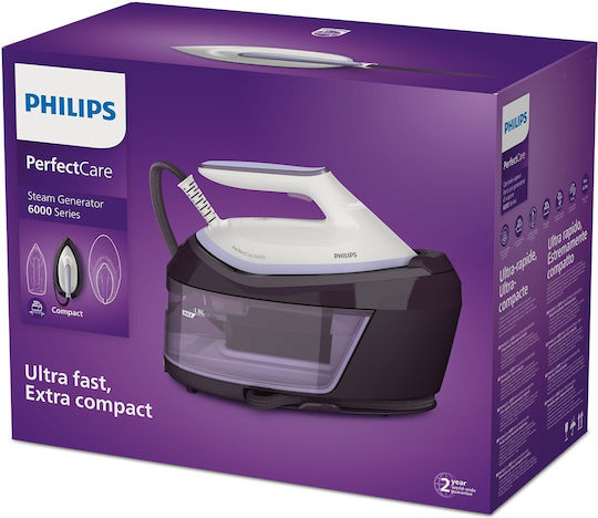Philips Perfectcare 6000 Σύστημα Σιδερώματος Πίεσης 6.5bar με Δοχείο 1.8lt